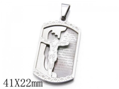 HY Stainless Steel 316L Religion Pendant-HYC09P0682H50