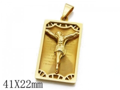 HY Stainless Steel 316L Religion Pendant-HYC09P0703H60
