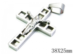 HY Stainless Steel 316L Cross Pendant-HYC09P0157HZZ