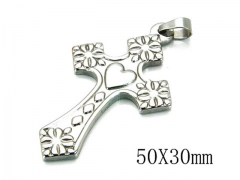 HY Stainless Steel 316L Cross Pendant-HYC70P0468KW