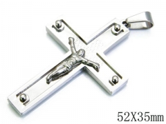 HY Stainless Steel 316L Cross Pendant-HYC09P0150HJZ