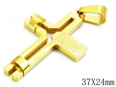 HY Stainless Steel 316L Cross Pendant-HYC09P0182HZZ