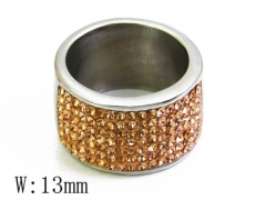 HY Stainless Steel 316L Small CZ Rings-HYC15R0688H68