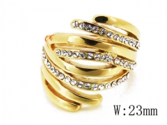HY Stainless Steel 316L Small CZ Rings-HYC15R0329H65