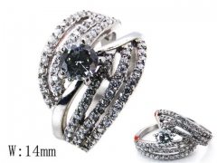 HY Stainless Steel 316L Small CZ Rings-HYC05R0675J50