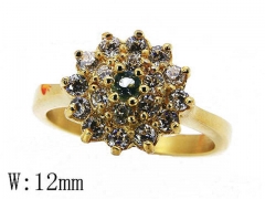 HY Stainless Steel 316L Small CZ Rings-HYC05R0666H80