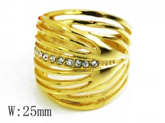 HY Stainless Steel 316L Small CZ Rings-HYC15R0708H30