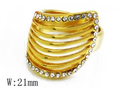 HY Stainless Steel 316L Small CZ Rings-HYC15R0715H35