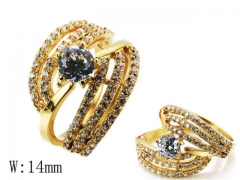 HY Stainless Steel 316L Small CZ Rings-HYC05R0674J70