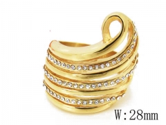 HY Stainless Steel 316L Small CZ Rings-HYC15R0328H60