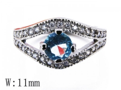 HY Stainless Steel 316L Small CZ Rings-HYC05R0650I00