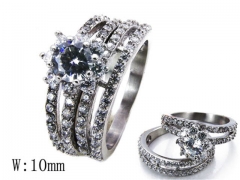 HY Stainless Steel 316L Small CZ Rings-HYC05R0673J50
