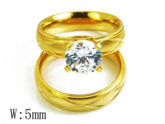 HY Stainless Steel 316L Small CZ Rings-HYC05R0887H40