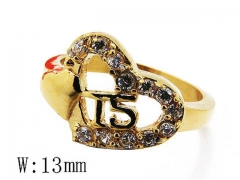HY Stainless Steel 316L Small CZ Rings-HYC05R0706H70