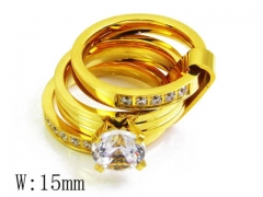 HY Stainless Steel 316L Small CZ Rings-HYC05R0881I30