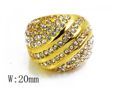 HY Stainless Steel 316L Small CZ Rings-HYC15R0645I00