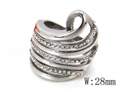 HY Stainless Steel 316L Small CZ Rings-HYC15R0325H50