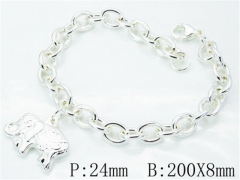 HY Stainless Steel 316L Silvering Bracelets-HYC70B0426OZ