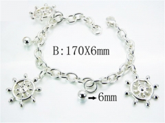 HY Stainless Steel 316L Silvering Bracelets-HYC70B0493MT