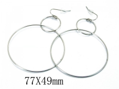 HY Wholesale 316L Stainless Steel Earrings-HY70E0503KR