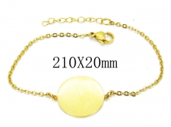 HY Stainless Steel 316L Bracelets (Charm)-HY91B0305LW