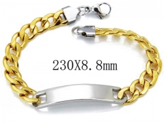 HY Stainless Steel 316L Bracelets-HYC55B0090M0