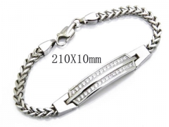 HY Stainless Steel 316L Bracelets-HYC18B0212J30