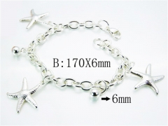 HY Stainless Steel 316L Silvering Bracelets-HYC70B0487MD