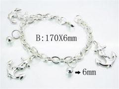HY Stainless Steel 316L Silvering Bracelets-HYC70B0494MT