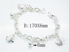 HY Stainless Steel 316L Silvering Bracelets-HYC70B0495MF