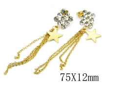 HY Wholesale 316L Stainless Steel Earrings-HY26E0327OS