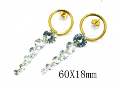 HY Wholesale 316L Stainless Steel Earrings-HY26E0316NQ