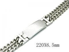 HY Stainless Steel 316L Bracelets-HYC18B0566IKR