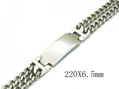 HY Stainless Steel 316L Bracelets-HYC18B0565IKE