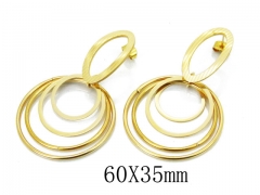 HY Wholesale 316L Stainless Steel Earrings-HY26E0306OZ