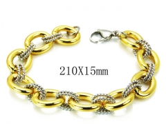 HY Stainless Steel 316L Bracelets-HYC18B0585IOY