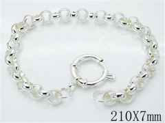 HY Stainless Steel 316L Silvering Bracelets-HYC70B0423NZ