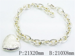 HY Stainless Steel 316L Silvering Bracelets-HYC70B0401OZ