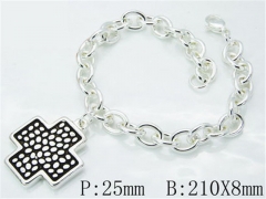 HY Stainless Steel 316L Silvering Bracelets-HYC70B0427OZ