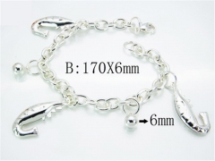 HY Stainless Steel 316L Silvering Bracelets-HYC70B0492MW