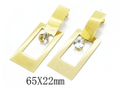 HY Wholesale 316L Stainless Steel Earrings-HY26E0305ML