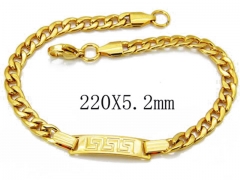 HY Stainless Steel 316L Bracelets-HYC55B0088L0