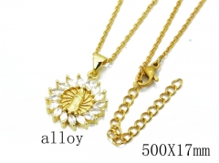 HY Wholesale Stainless Steel 316L Necklaces-HY0002N005MC