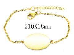 HY Stainless Steel 316L Bracelets (Charm)-HY91B0304LQ