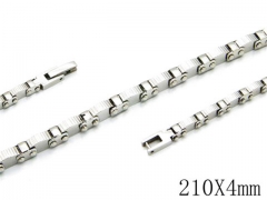 HY Stainless Steel 316L Bracelets-HYC68B0089H50