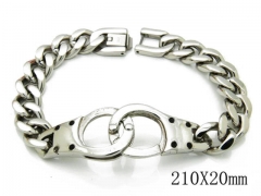 HY Stainless Steel 316L Bracelets-HYC18B0202H90
