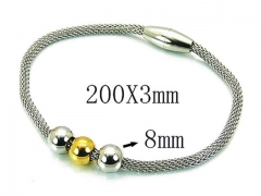 HY Stainless Steel 316L Bracelets-HYC02B0328OX