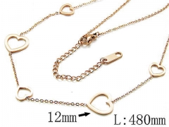 HY Stainless Steel 316L Necklaces-HYC14N0332HSS