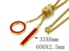 HY Stainless Steel 316L Necklaces-HYC02N0053HKG