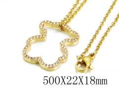 HY Stainless Steel 316L Necklaces-HYC90N0080HNW